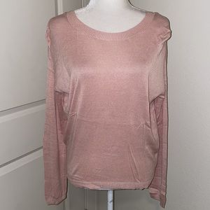 New never used Guess thin lightweight sweater pink
